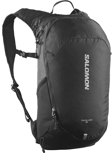Salomon Trailblazer 10 Unisex-Wanderrucksack, Vielseitig, Einfach zu benutzen, Bequem und leicht, Schwarz