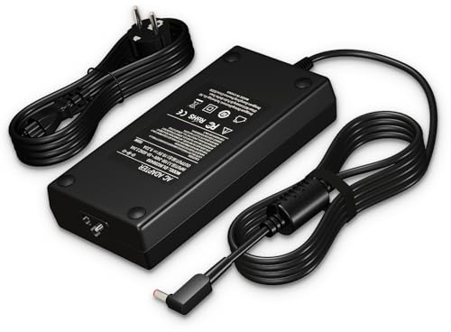 Jippofu Alimentatore 180W Caricatore per MSI GF65 GF75 GS65 GS75 GS73 GS70 GS63 GS63VR GE62 GE70 WS66 WS75 GT70 GT60 GP62 Creator 17M 15M 15 Bravo 17 15 Caricabatterie Charger Adattatore 5.5 * 2.5mm