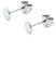 Artskin Titan Ohrstecker Hypoallergen für Damen Herren Mädchen 6mm Optionen Roségold/Gold/Silber/Schwarz Rund Flach Scheibenohrringe für empfindliche Ohren (6mm, Silver)