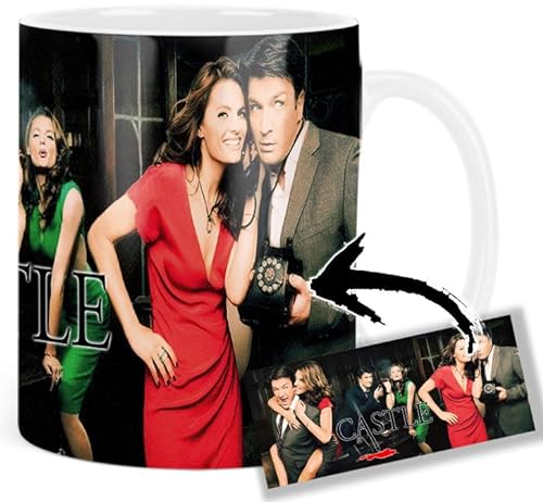 Castle Nathan Fillion Stana Katic B Tasse Keramikbecher Mug