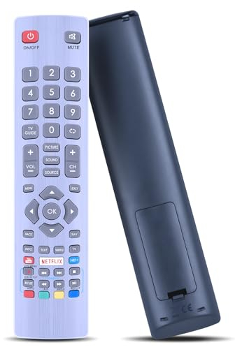 GOUYESHO SHW/RMC/0115 Ersatz Fernbedienung für Sharp Aquos UHD 4K Freeview TV LC-40UI7352E LC-43CFG6002E LC-49CFG6001K LC-50UI7422E LC-40UI7552K LC-43FG5242E LC-49CFG LC-46001E LC-40FI3222E