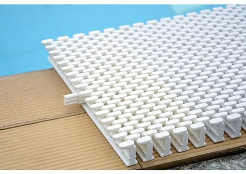 BZJPRFC ABS-Überlaufgitter for Schwimmbäder, Spleißbare Abflussgitter, Kanalgitter, Abdeckung for Ablaufgitter for Oberirdische Pools Und Duschen for Gehwege Und Balkone(20x100CM/10pcs)
