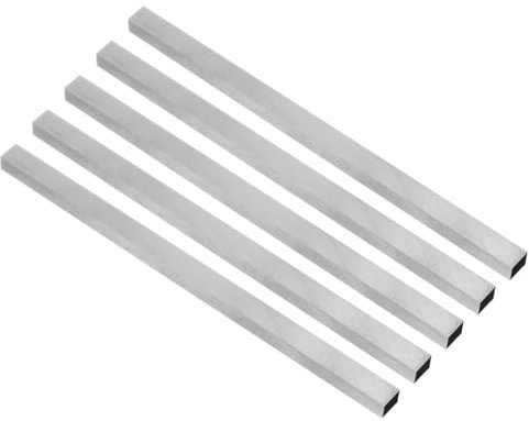 sourcing map Drehmeißel-Bit, 8 mm x 10 mm x 200 mm, quadratische Drehmaschine, Drehwerkzeug-Rohlinge, HSS (Hochgeschwindigkeitsstahl), rechteckiger Fliegenschneider, 5 Stück