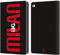 Head Case Designs Licenza Ufficiale AC Milan Tipografia Verticale Grafica Custodia Portafoglio in Pelle Compatibile con Apple iPad Air 2 (2014)