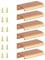 flintronic 6 PCS Tiradores Cocina Ocultos, Tiradores Ocultos Dorados, 80 mm Tiradores Ocultos Cocina, Aluminio, Tiradores Ocultos para Cajones con Tornillos, para Puerta de Armario Cajones