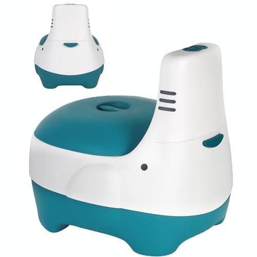 UBRAVOO Töpfchen für Kinder, Hautfreundliches Baby Töpfchen mit Rückenlehne&Spritzschutz,Abnehmbarer Praktisches Töpfchen Baby mit Deckel,ab 1 Jahr