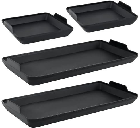 4Pc Silicone Sheet Pan Set Baking Pan Dividers Heat Resistance Baking Trays Set Cooking Accessories for Oven Microwave Air Fryer