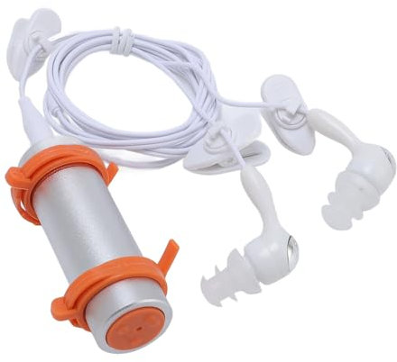 IPX8 Wasserdichter MP3 Player fürs Schwimmen mit Wasserdichten Kopfhörern • 8GB Speicher • Bis zu 8 Stunden Akkulaufzeit • Ideal für Sport, Laufen, Tauchen & Surfen (Silber)