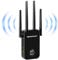 NEWFAST WiFi Extender Booster, 1200Mbps WiFi Booster Range Extender, Wi-Fi Extender for Home 5Ghz/2.4Ghz Dual Band Support Repeater/AP/Router Mode, 4 * 3dBi High Gain Antenna, Ethernet Port, UK Plug