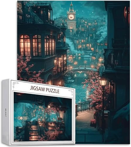 Puzzle Paris Puzzle 1500 Teile, Holzpuzzle Erwachsene, Mehrfarbig Holzpuzzle, Klassische Puzzles Landschaft Wooden Jigsaw für Erwachsene Und Kinder 14 Jahren, Geschenke Home Wand Dekor 87x57cm D-504