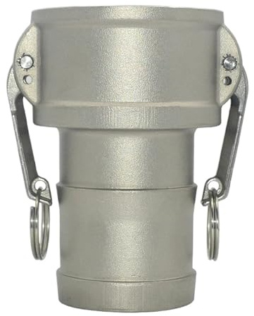 KCTRELTQS Adaptateur de raccord Camlock Femelle mâle BSPT en Acier Inoxydable 304 1/2, 3/4, 1, 1-1/4, 2, 3, 4, à déconnexion Rapide(1/2)