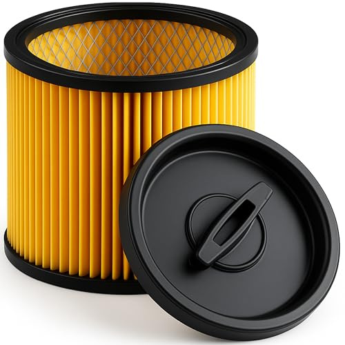 Faltenfilter kompatibel Lidl Parkside PNTS 1250, 1300, 1400, 1500 Serie | Filter mit Deckel für Staubsauger, Nasssauger A1, B2, B3, C4 - Ersatzteil Patronenfilter 91092030 für Industriestaubsauger
