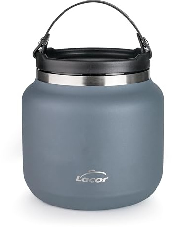 Lacor 62670.0-62670 - Eira Hot Food Thermoskanne, 700 ml, Edelsta... | Langlebiges Profi-Utensil; entwickelt für optimale Leistung und schnelle, unkomplizierte Reinigung in der Spülmaschine