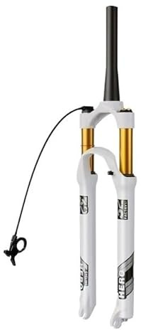 TANGSIYANG Forcella MTB Forcella for Mountain Bike, Corsa 120 mm, Forcella in Lega di Alluminio e magnesio, 26 Pollici, 27,5, 29, ad Aria, Controllo bloccaggio dell'asse(26in TR)