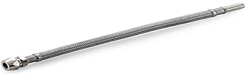 SCHELL 102040699 Flexible Schläuche Clean-Fix S mit Edelstahl-Drahtumflechtung , Verbindungsschlauch flexibel, 300 mm lang , Schlauch mit Konus-Quetschverschraubung G 3/8 AG x , 10, Rohrstutzen , 10