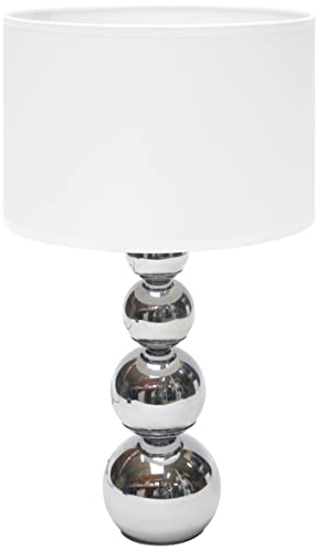 Smartwares Tischleuchte - Touch-Dimmfunktion, Weiß, 25 x 25 x 43 cm