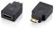 Adaptador Mini HDMI Macho a HDMI Hembra