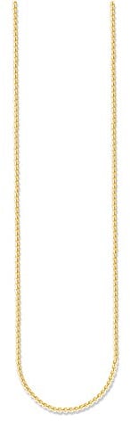 Thomas Sabo Damen-Kette ohne Anhänger 925 Silber teilvergoldet 90 cm - KE1106-413-12-L90