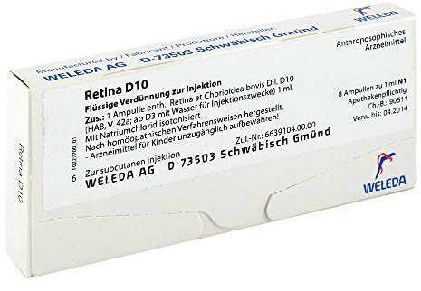 RETINA ET Chorioidea D 10 Ampullen 8X1 ml