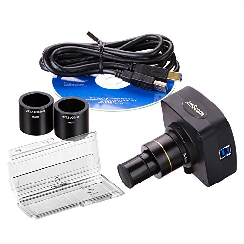 AmScope MU1003-CK 10MP Live Video USB3.0 Digitalmikroskopkamera, Kalibrierungskit