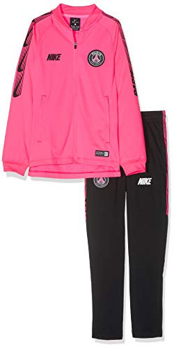 Nike PSG Y NK Dry SQD TRK Suit K Survêtement Mixte Enfant, Hyper Pink/Black/Black/Black, FR : XL (Taille Fabricant : XL)