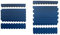crash-marek 1,2m²-3-Sets Mini Dachschindeln,blau,Dachpappe,Briefkasten,Vogelhäuser,Sandkastenüberdachung,Abdeckung,Bastlersatz,Biberschwanz,Nistkasten