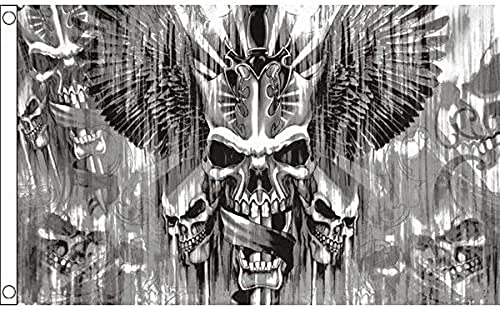 AZ FLAG - Flagge Totenkopf Mit Schwert - 150x90 cm - Pirat Fahne 100% Polyester mit Messing-Ösen - 110g