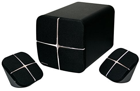 Mediacom DT420 Set di altoparlanti 2.1 canali 24 W Nero - Set di altoparlanti (2.1 canali, 24 W, PC/Laptop, Nero, Amplificatore, Incasso)