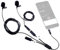 Movo Professional Lavalier Lapel Clip-on Interview Podcast Microphone with Secondary Mic and Headphone Monitoring Input for iPhone, iPad, Samsung, Android Smartphones, Tablets - Podcast Equipment