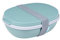 Mepal - Lunchbox Ellipse Duo - Meal Prep Box für Erwachsene & Salatbox zum Mitnehmen - Brotdose für ein gesundes Mittagessen - Ideal für Sandwiches & Salate - 825 ml + 600 ml - Nordic Green