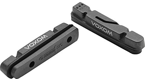 Voxom Ersatzbeläge Road Brb2 2 Stück, schwarz, Carbon-Felgen, Shimano, 718000121 Bremsen/bremsbeläge, One Size