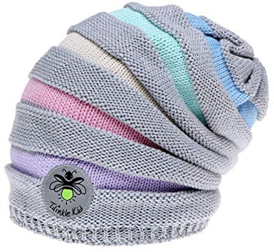 Twinkle Kid - Kinder Reflektor Mütze - Rainbow Beanie Pastell