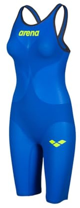 Arena Powerskin Carbon Air² Women's Open Back Racing Swimsuit Blue