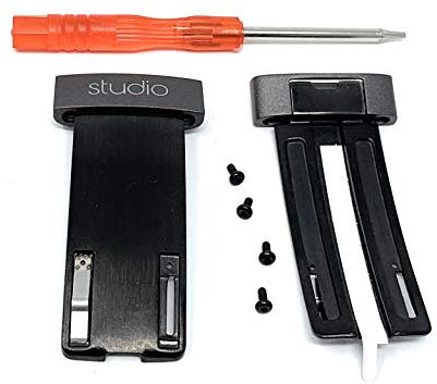 Studio 2.0 Metal Buckle lock connector Clips Rod Repair Parts Compatible with Beats B0501 Studio 2 headphones (Grey)