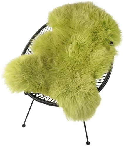 SCHWEDISCHES LAMMFELL Apfel GRÜN GEFÄRBT 110-120 x 60 cm SCHAFFELL ÖKOLOGISCHE GERBUNG VON KUHFELLE online & Nomad
