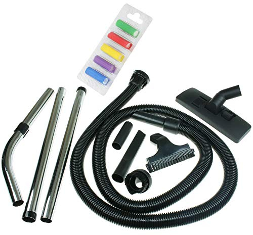 Qualtex Vacuum Cleaner Hoover 2.5M Hose Full Floor Tool Kit & 5 Flavored Air Fresheners For Henry Hetty Numatic James George Vacuum Cleaners
