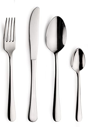 Prima Collection Living Set 24 Posate Acciaio Inox Nichel Free Made in Italy 6 Persone