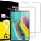NEW'C 2 Stück, Schutzfolie für Panzerglas für Samsung Galaxy Tab S6 / S5e 10.5 2019 (SM-T720/T725/T860/T865), Frei von Kratzern, 9H Härte, HD Displayschutzfolie, 0.33mm Ultra-klar, Ultrabeständig