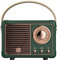 Retro-Bluetooth-Lautsprecher, Vintage-Lautsprecher mit altmodischem klassischem Stil, lauter Lautstärke, Bluetooth 5.0 kabellose Verbindung, unterstützt TF-Karte, U-Disk und AUX-Audio-(grün)