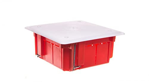 Dose p/t n/t 105mm 105x 50mm Kunststoff IP54 rot 0262-00 Elektro-plast Aufleger 5907569158874