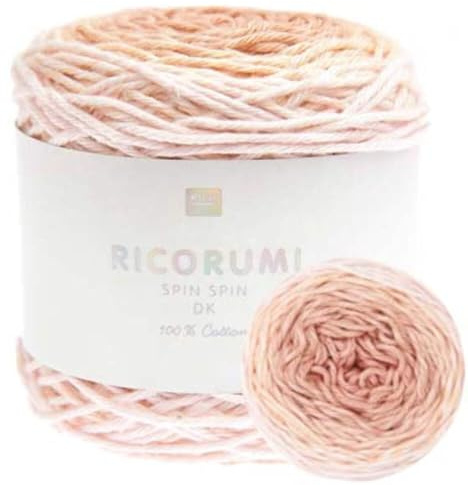 Ricorumi Spin Spin 50 g Colour 3 Gradient Powder Fine Cotton for Crocheting Amigurumi Figures from the New Ricorumi Books