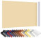 Leder Reparatur Set Buttergelb, 40 x 160cm Kunstleder Selbstklebend, Lederflicken Selbstklebend Leder Patch für Couch, Sofa, Autositze Zubehör,Jacken, Handtaschen