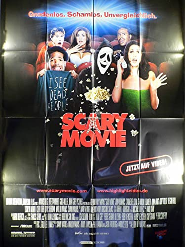 Scary Movie - Anna Faris - Marlon Wayans - Videoposter 120x80cm gefaltet