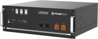 Pylontech US5000 Lithium Ion Battery 4.8kWh 100Ah 48V By Voltacon Solar Off Grid Hybrid and Wind