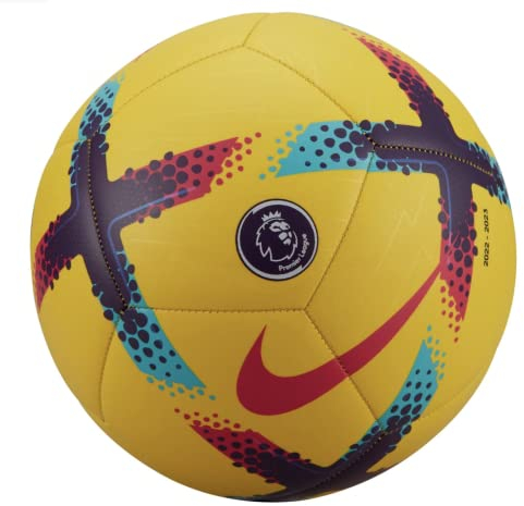 NIKE DN3605-720 Premier League Pitch Recreational Soccer Ball Unisex Yellow/Purple/Red 3
