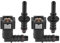 A ABSOPRO 2 x Kraftstoffleitung Verbinder Schlauchkupplung 90 Grad Schnellverschluss mit Gegenstück Set Kraftstoffschlauch für 7,89mm bis 10,5mm