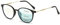 Lanomi Progressive Multifokale Lesebrille Blaulichtfilter Damen Herren Rund Gleitsichtbrille Lesehilfe Sehhilfe UV400 Schutz Brille mit Stärke Schwarz Gleitsichtbrille 1.5