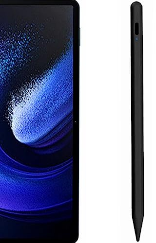 Eingabestift Druckempfindlicher 4096 Stifte Wiederaufladbar für XiaoMi Mi Pad 6 Mid Pad 6 Pro 11 2023 MiPad6 MiPad 6 Pro Tablet Pen Rechargeable Eingabestifte aktiver Stift Touch Stylus Pen (Black)