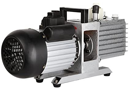 PIGENE Adjustable Small submersible pump 220V Two Stage Rotary Vane Vacuum Pump Laboratory Small Air Pump Industrial Air Conditioning Vacuum Pumping (Size : 2XZ-0.5)