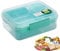 WIGUROE Bento Lunch Box With Compartments for Kids and Adults - Plastic Container for Home, Camping, School, Outdoor - Fruit Box